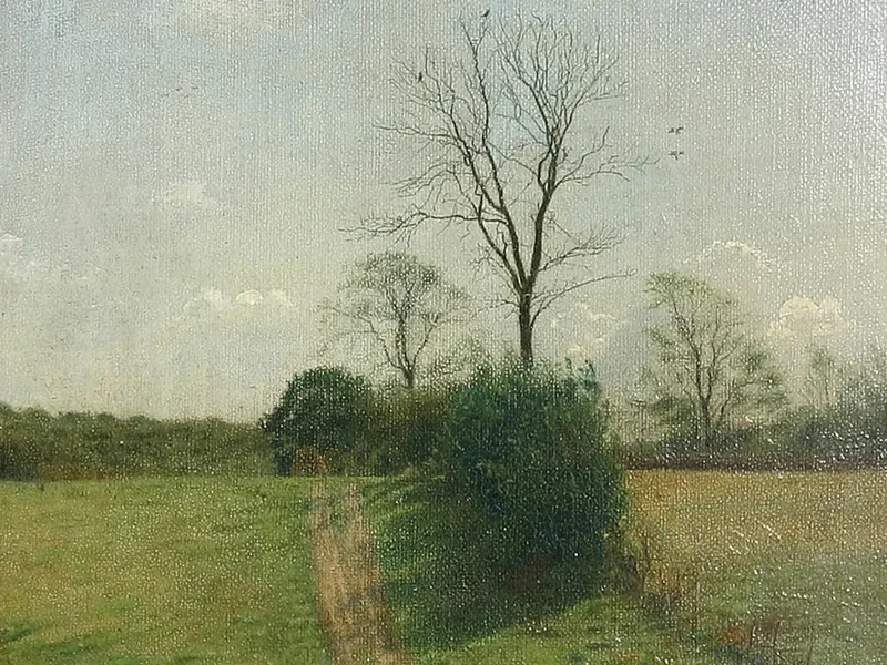 1840-Frederik Peter Grünwaldt - Paesaggio da Dronninggård - 1869